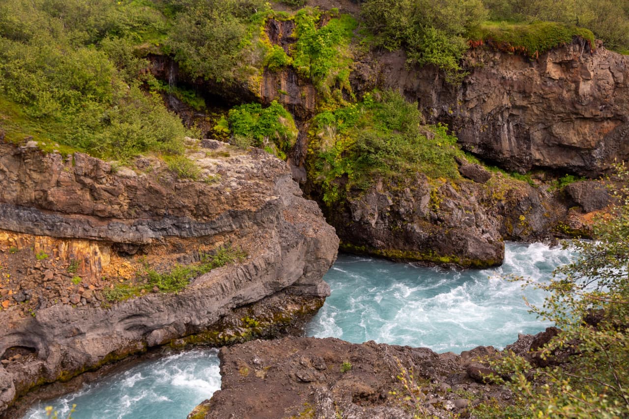 Barnafoss — photo by Visit West Iceland