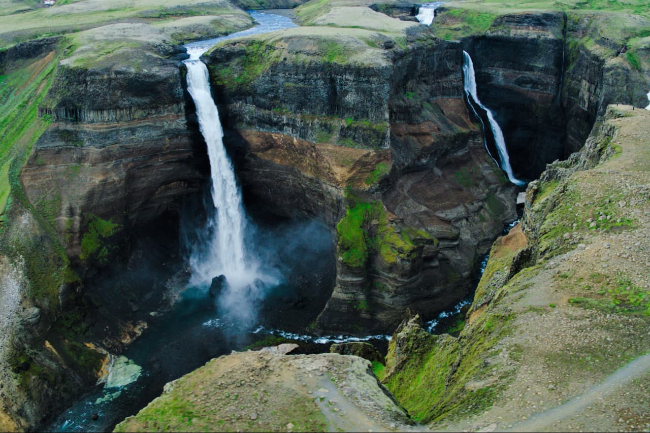 Háifoss — photo by Visit South Iceland