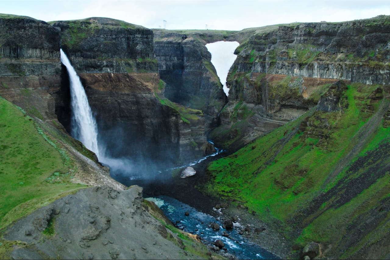 Háifoss — photo by Visit South Iceland
