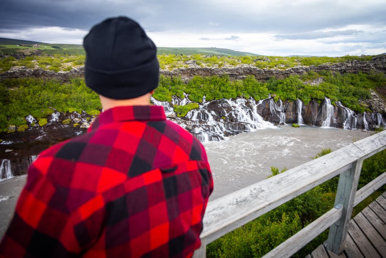 Hraunfossar — photo by Visit West Iceland