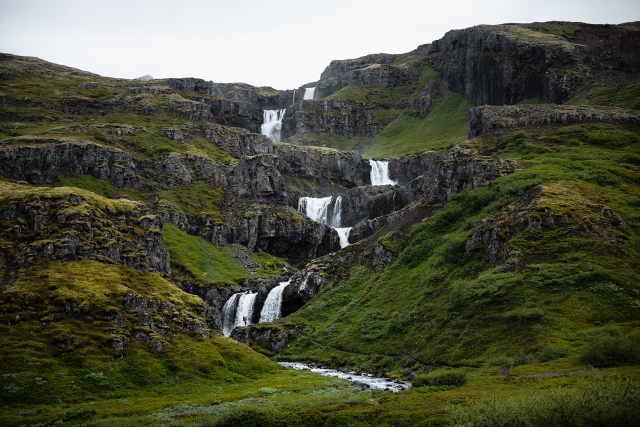 Klifbrekkufossar — photo by Visit Austurland