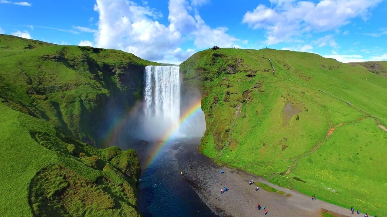 Skógafoss — photo by Visit South Iceland