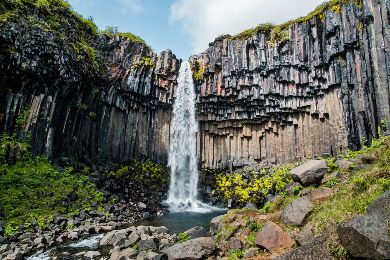 Svartifoss — photo by Visit South Iceland