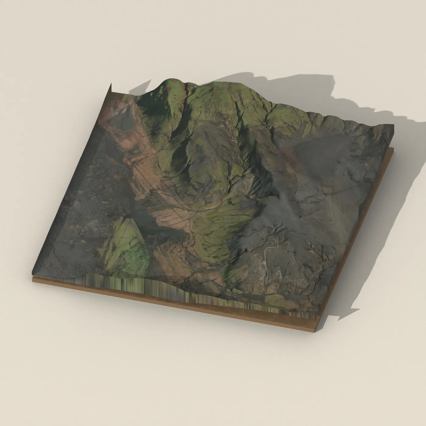 Áfangagil — 3D terrain render (no visitor photo yet)