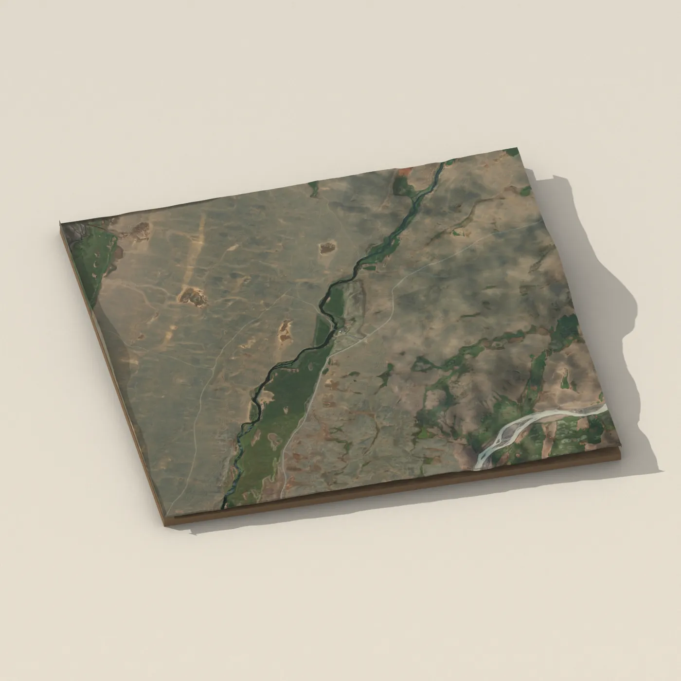 Árbúðir — 3D terrain render (no visitor photo yet)