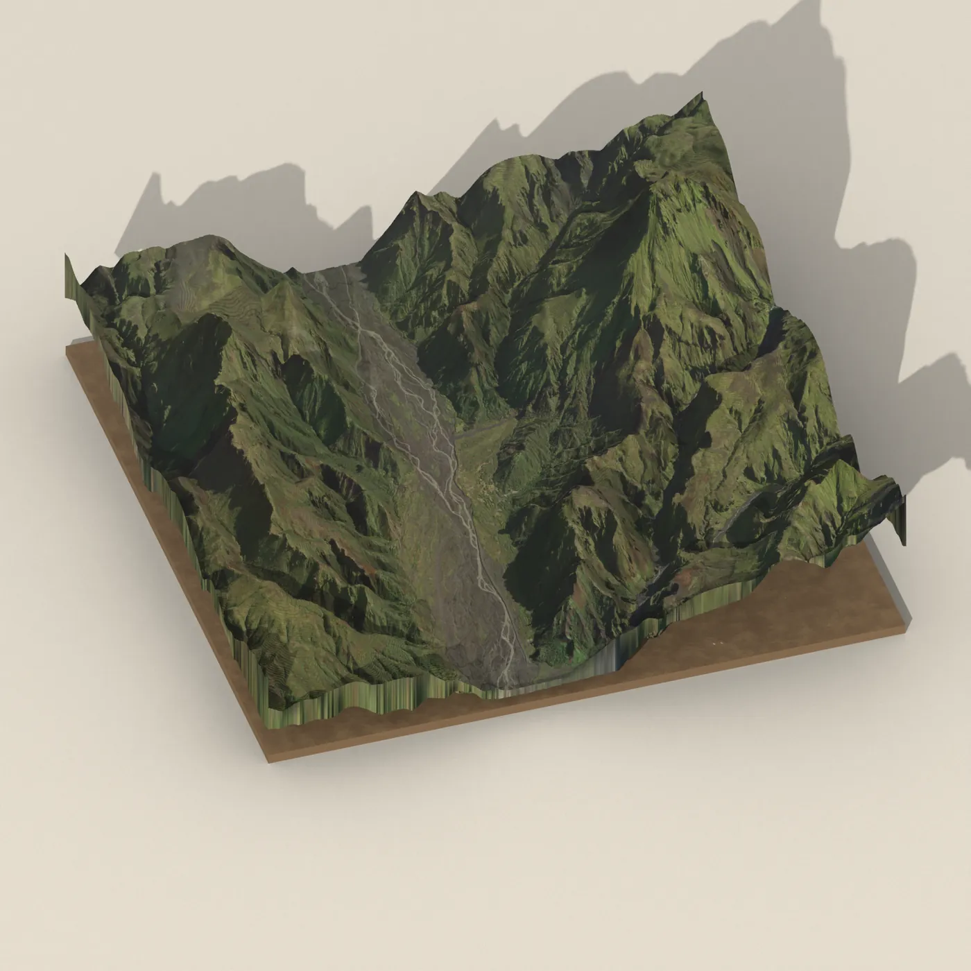 Ármeningaflöt — 3D terrain render (no visitor photo yet)