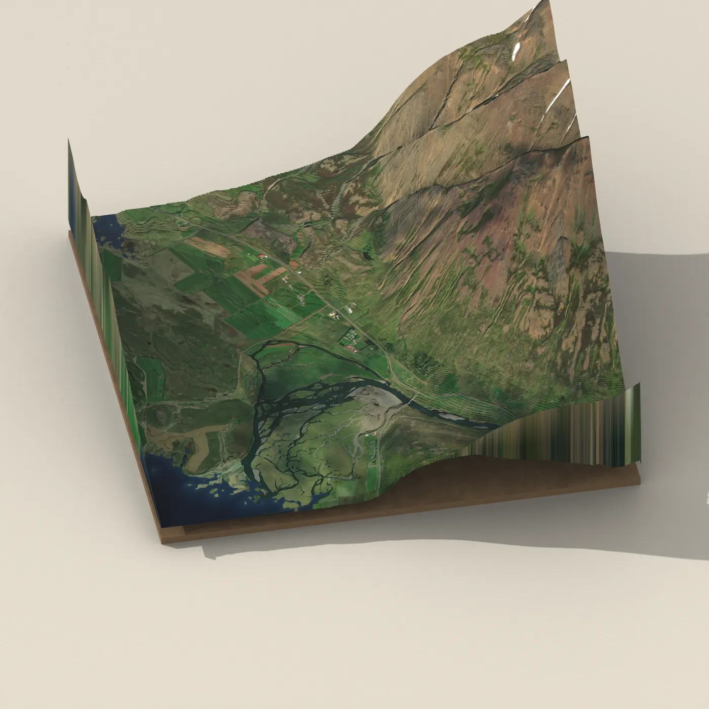 Ártún 3D terrain render