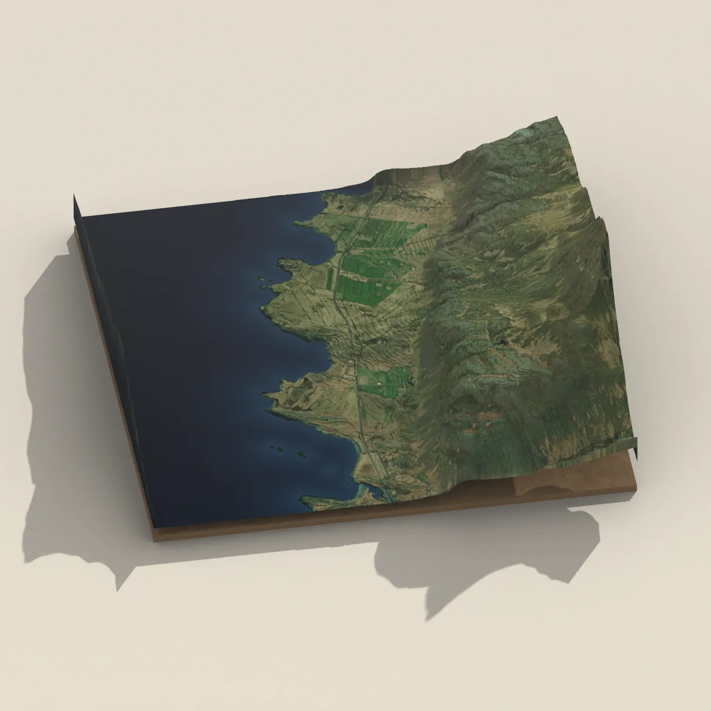 Berunes 3D terrain render