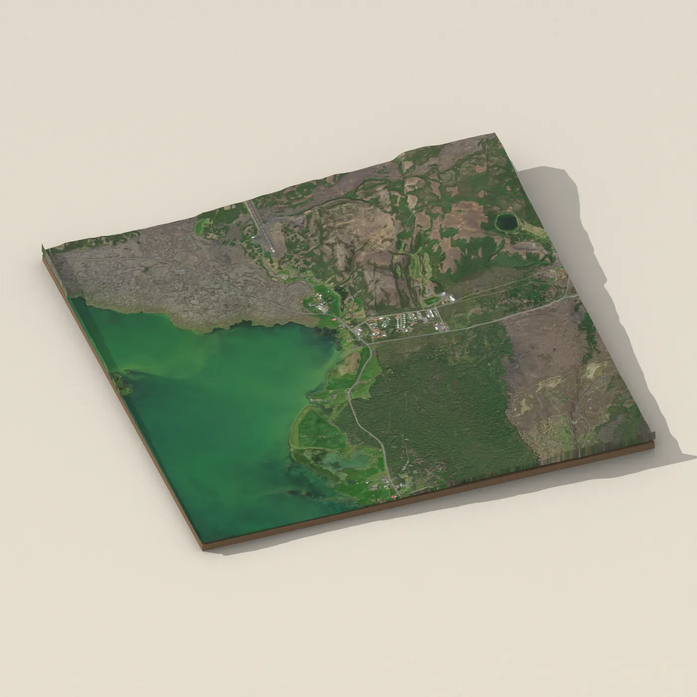 Bjarg 3D terrain render
