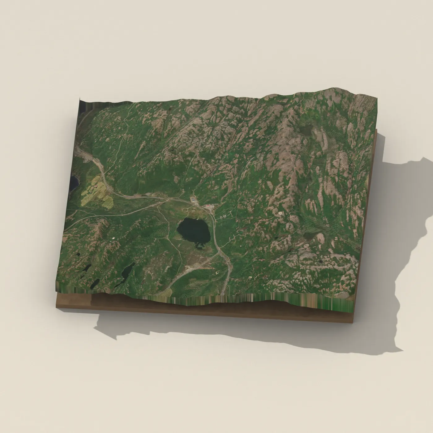 Bjarkarlundur — 3D terrain render (no visitor photo yet)