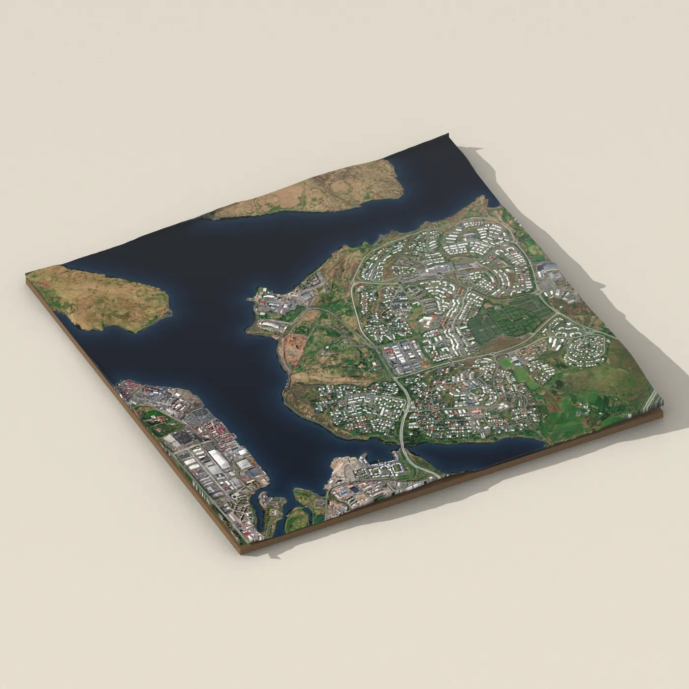 Camper Resort Reykjavík — 3D terrain render (no visitor photo yet)