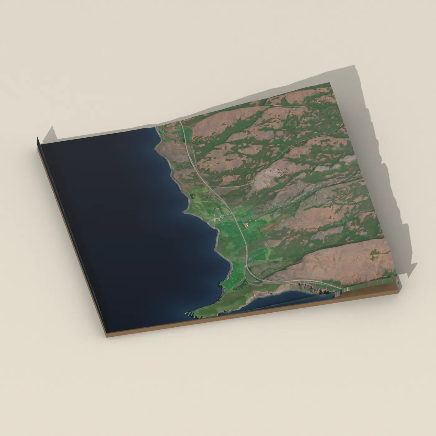 Camping 66.12° North — 3D terrain render (no visitor photo yet)