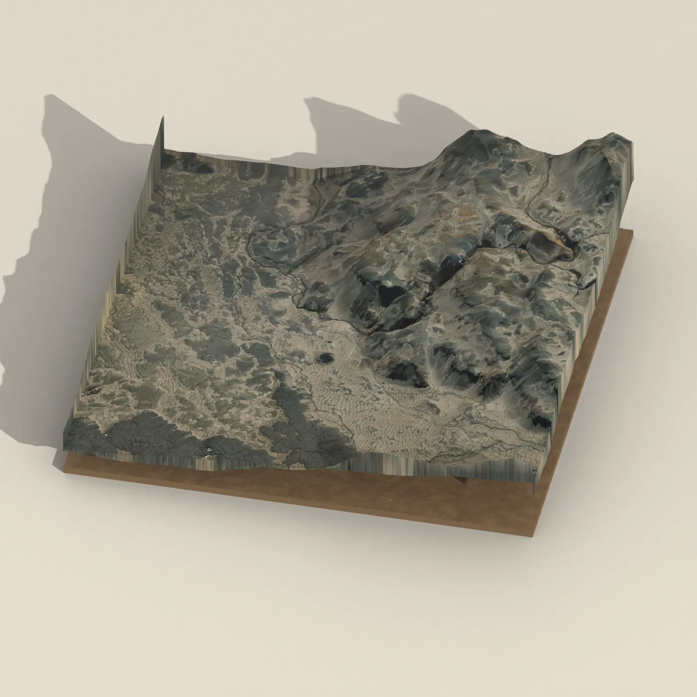 Drekaskáli 3D terrain render