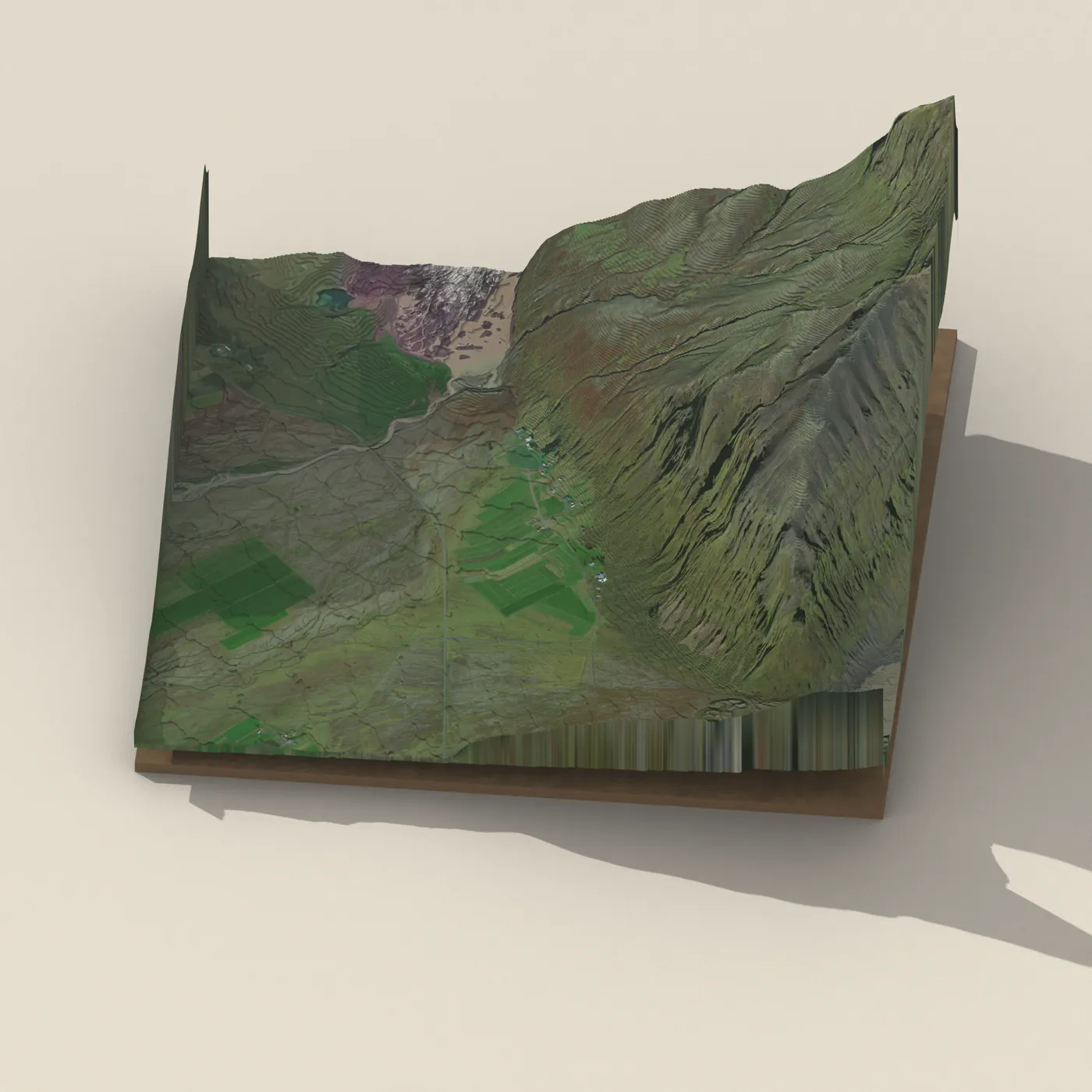 Ferðaþjónustan Svínafelli 3D terrain render