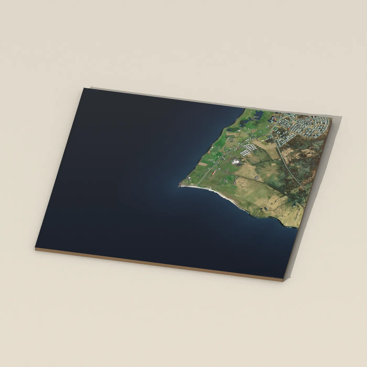 Garðskagi 3D terrain render