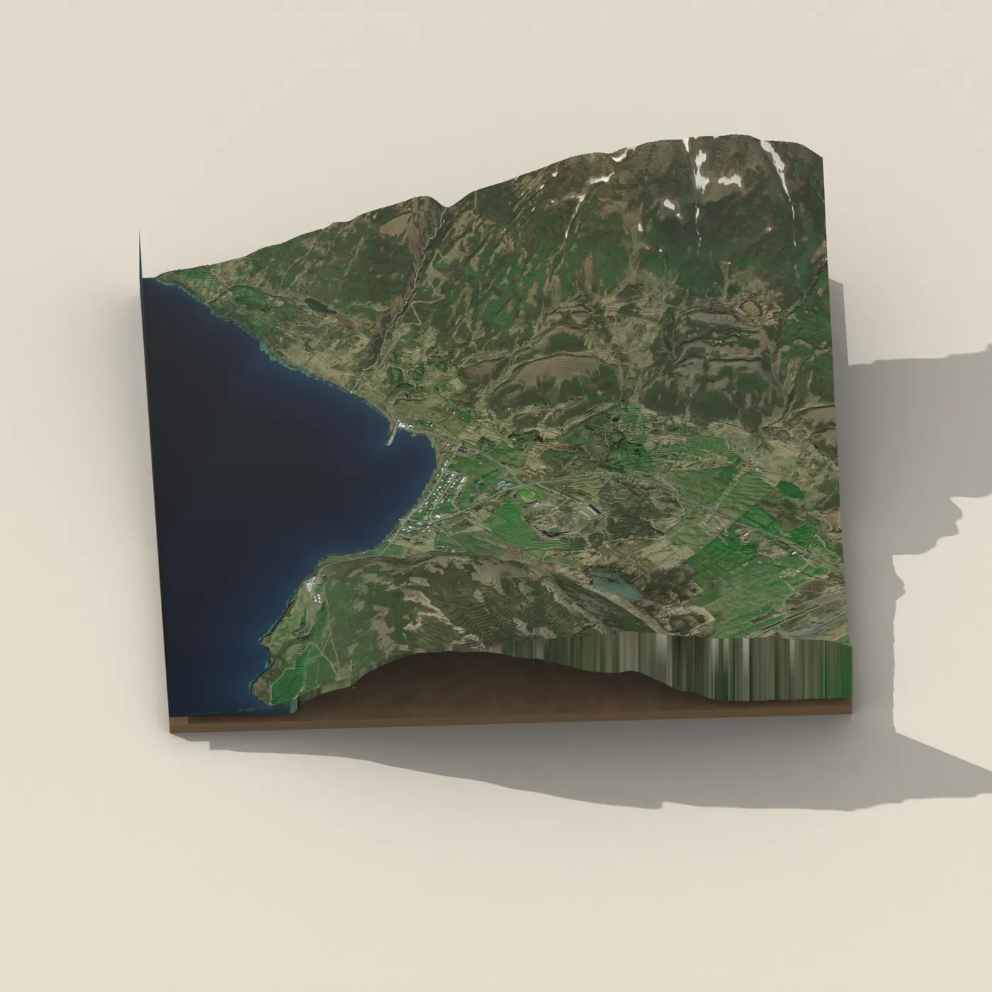 Grenivík 3D terrain render