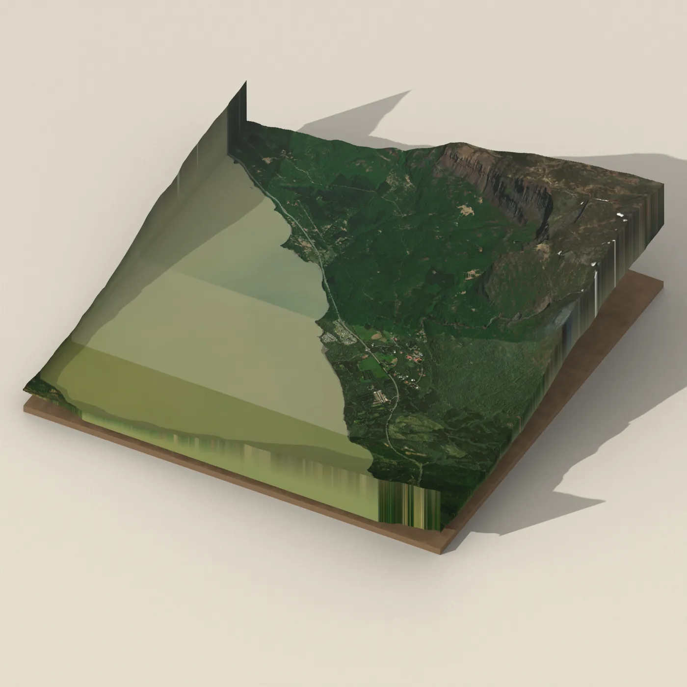 Höfðavík — 3D terrain render (no visitor photo yet)