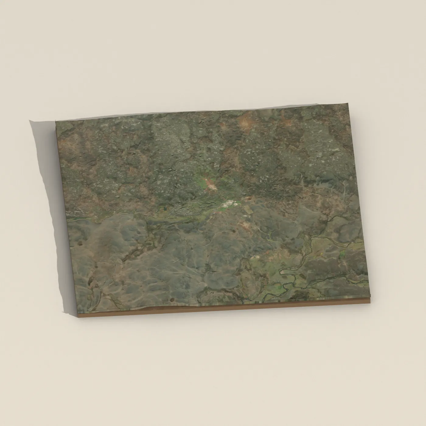 Hveravellir 3D terrain render
