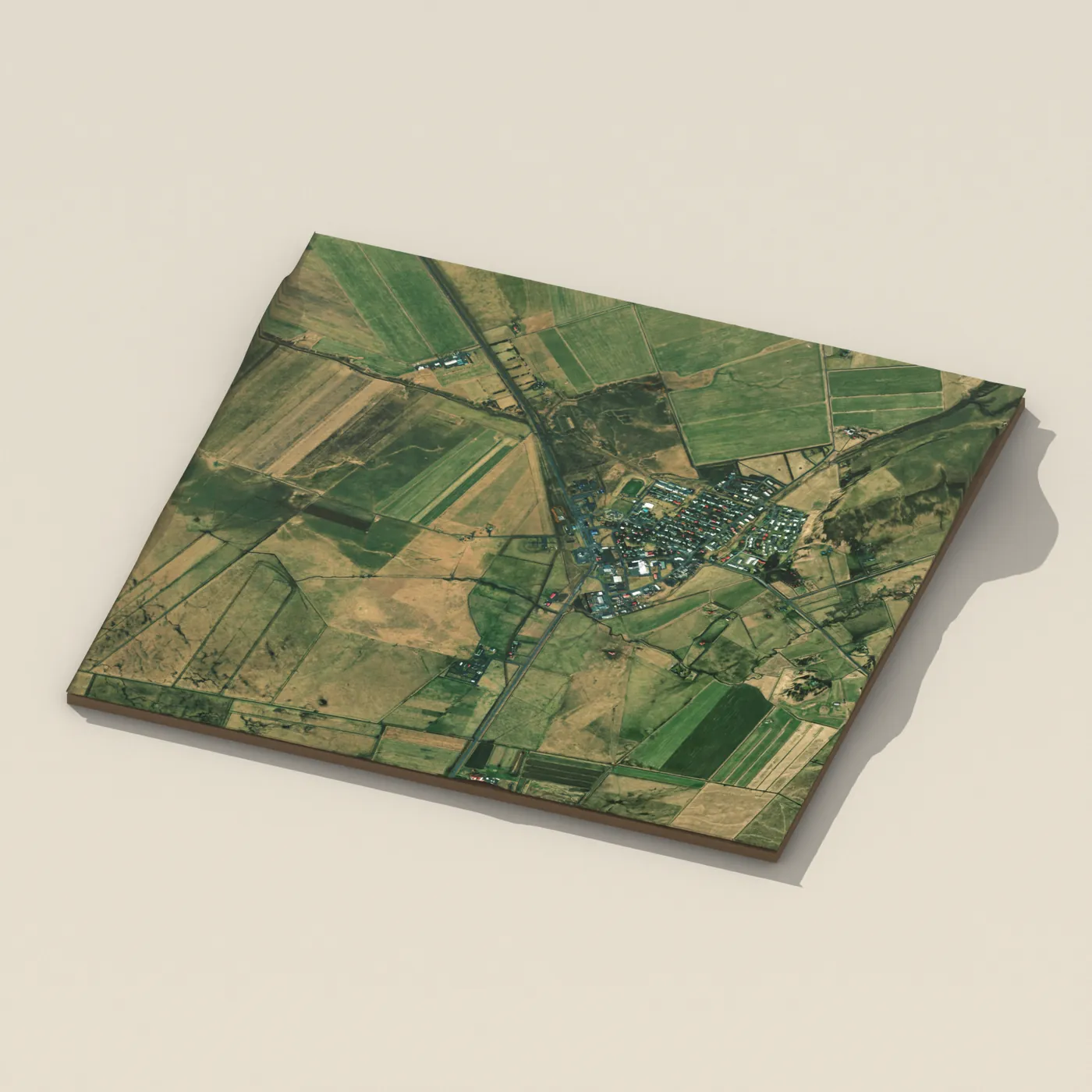 Hvolsvöllur 3D terrain render
