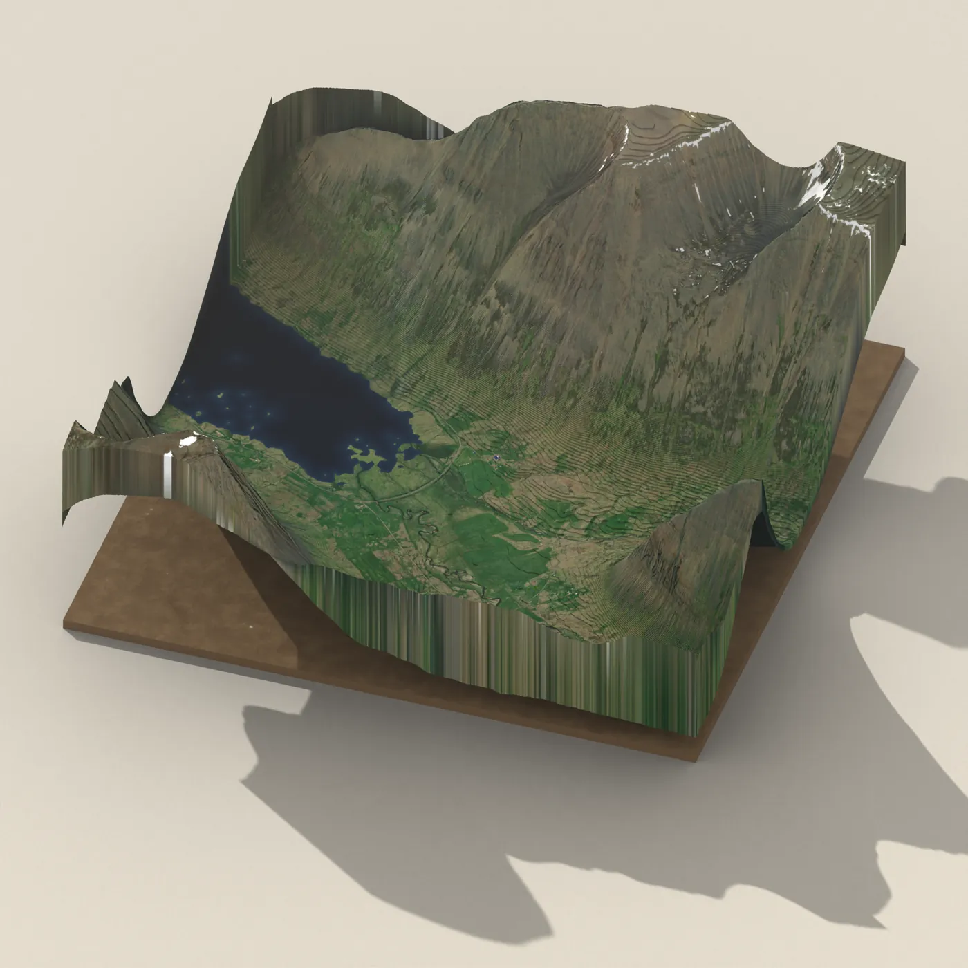Korpudalur 3D terrain render