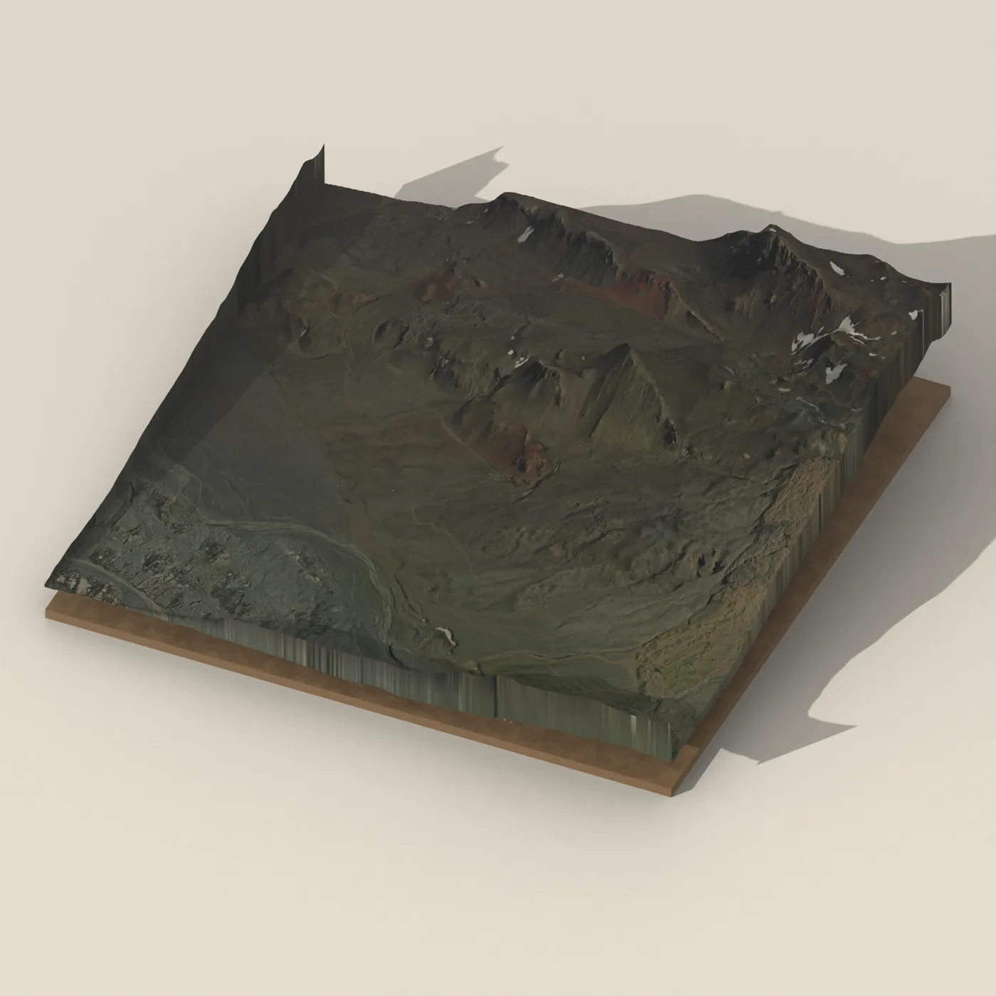 Kverkfjöll / Sigurðarskáli — 3D terrain render (no visitor photo yet)