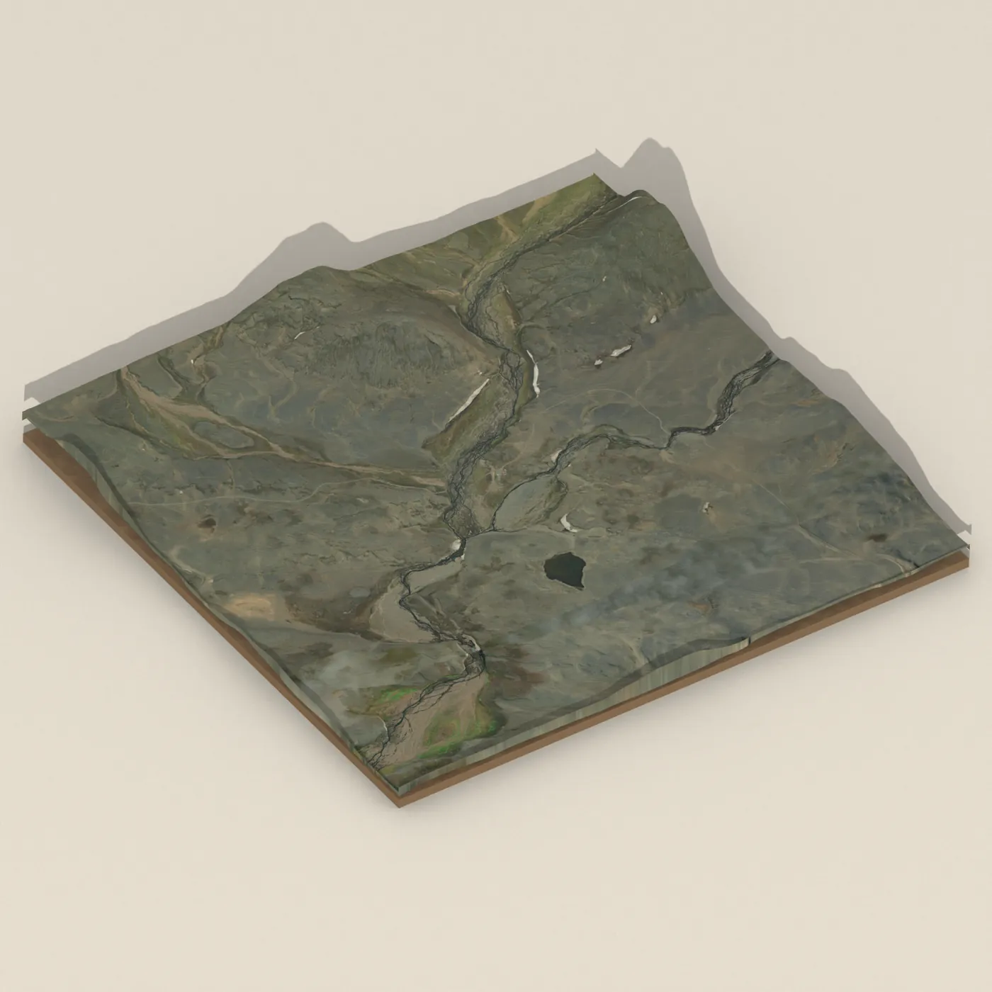 Nýidalur 3D terrain render