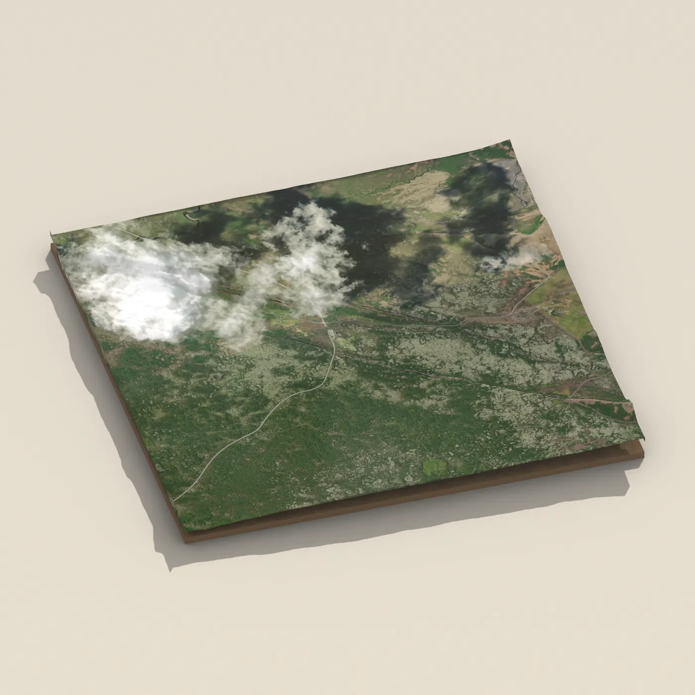 Nyrðri-Leirar — 3D terrain render (no visitor photo yet)