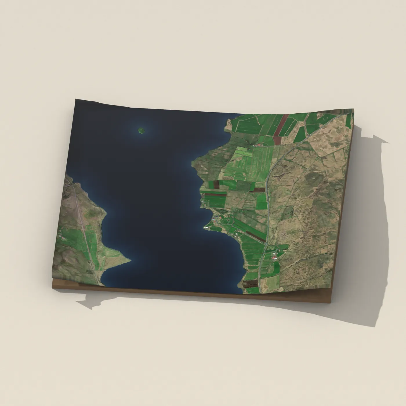 Saeberg Camping — 3D terrain render (no visitor photo yet)