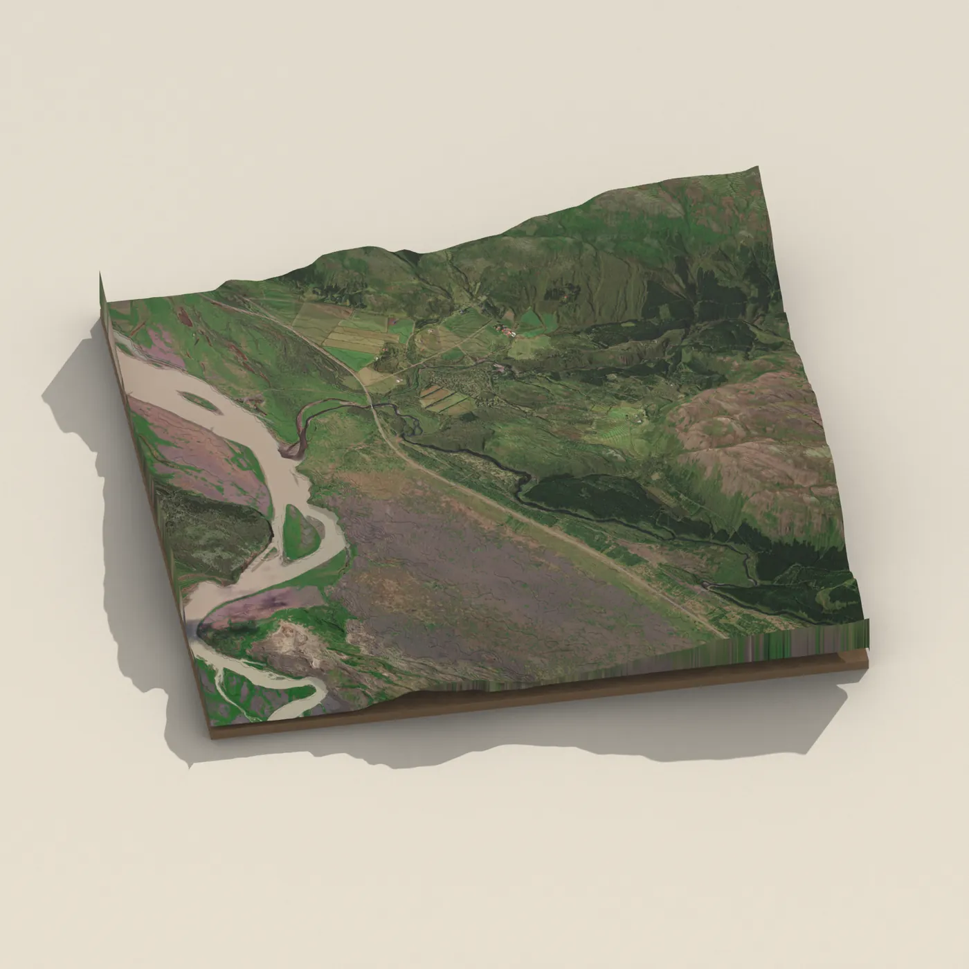 Sandártunga — 3D terrain render (no visitor photo yet)