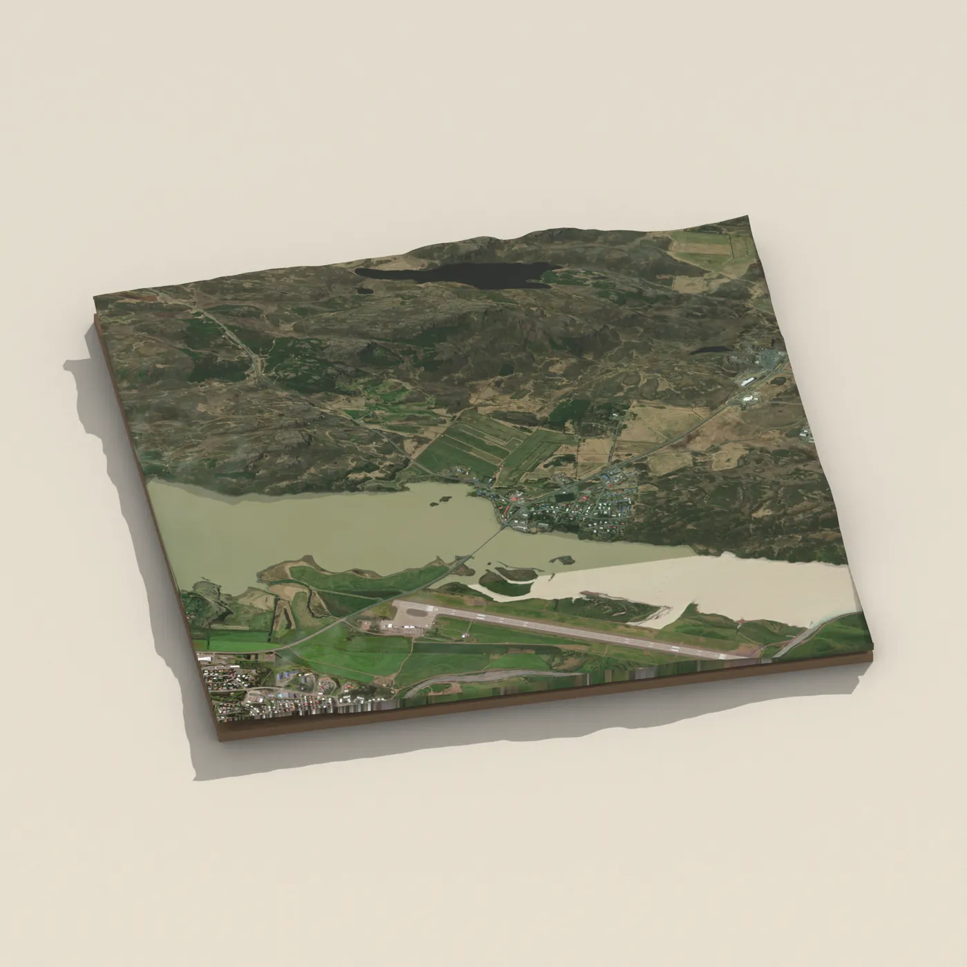 Fellabær – Skipalækur 3D terrain render