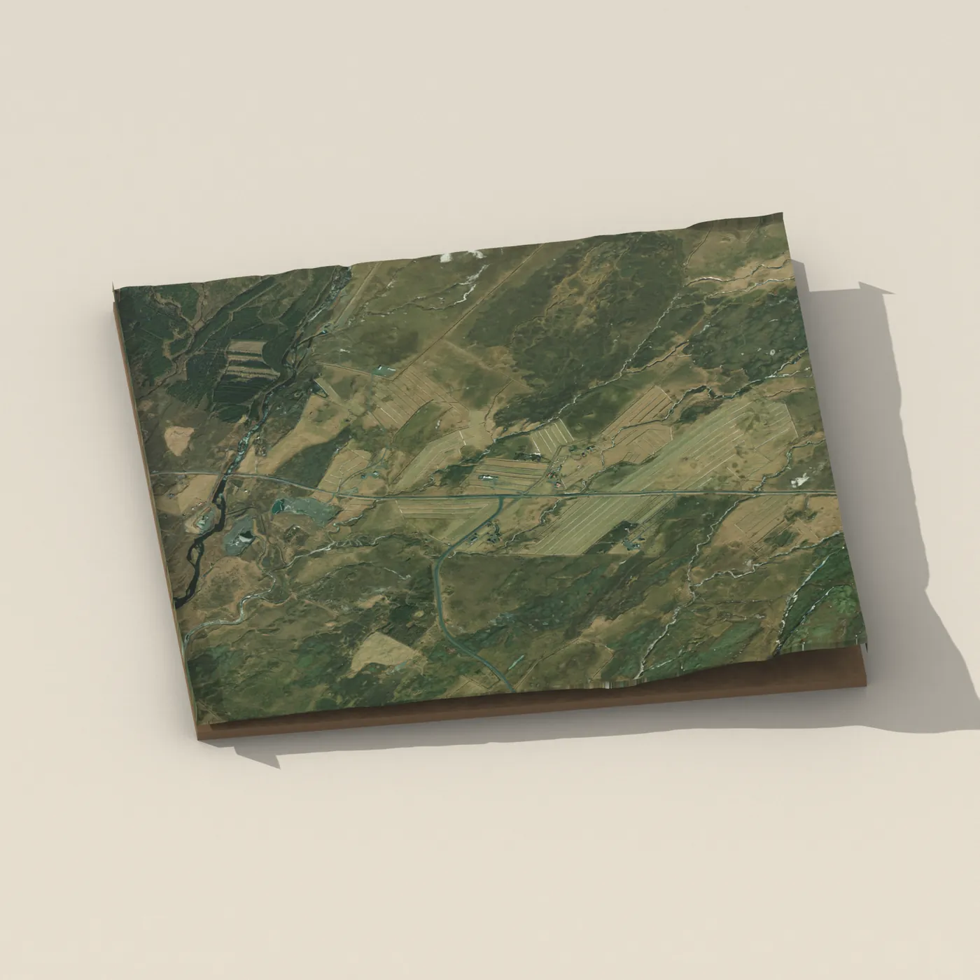 Skjól 3D terrain render