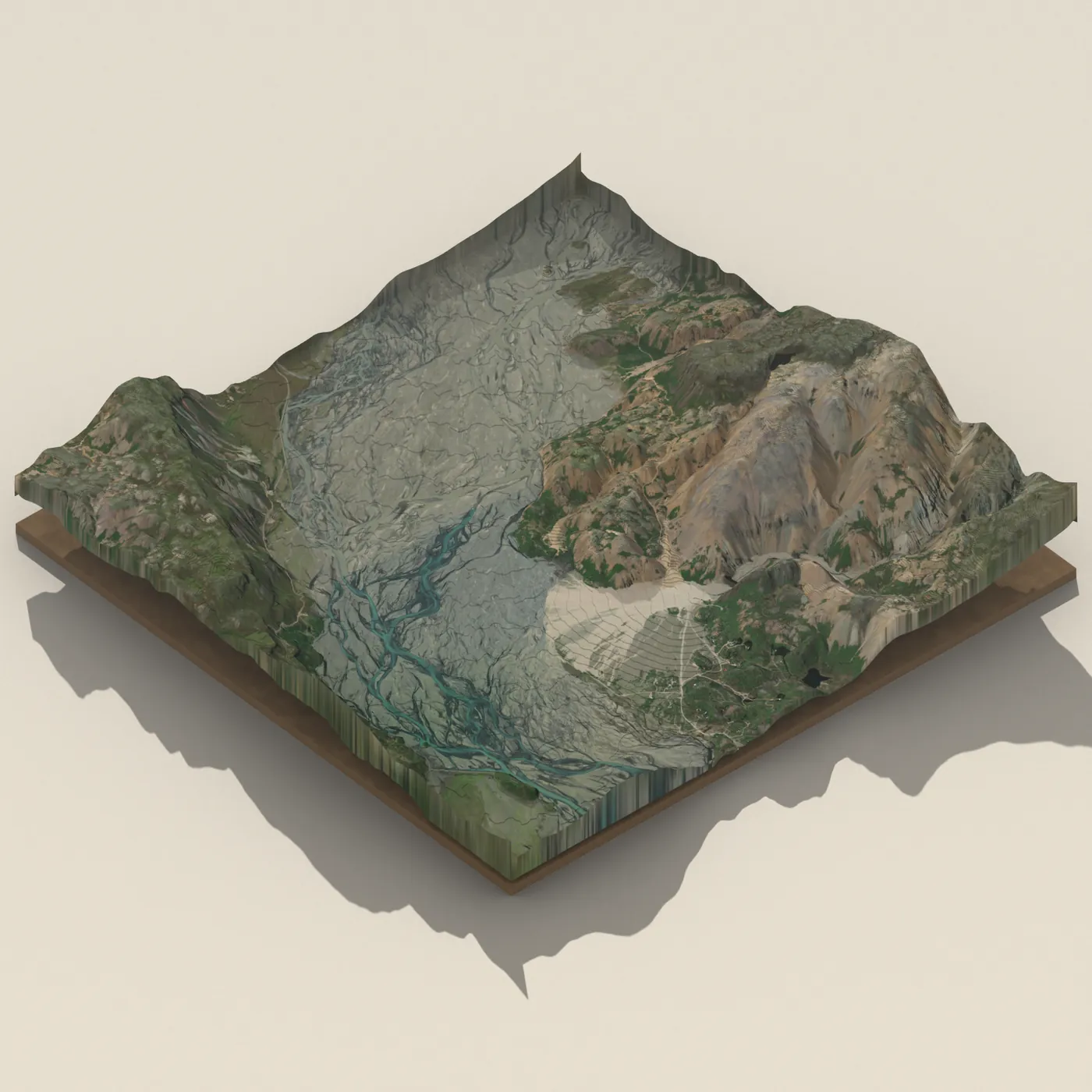 Smiðjunes í Lóni 3D terrain render