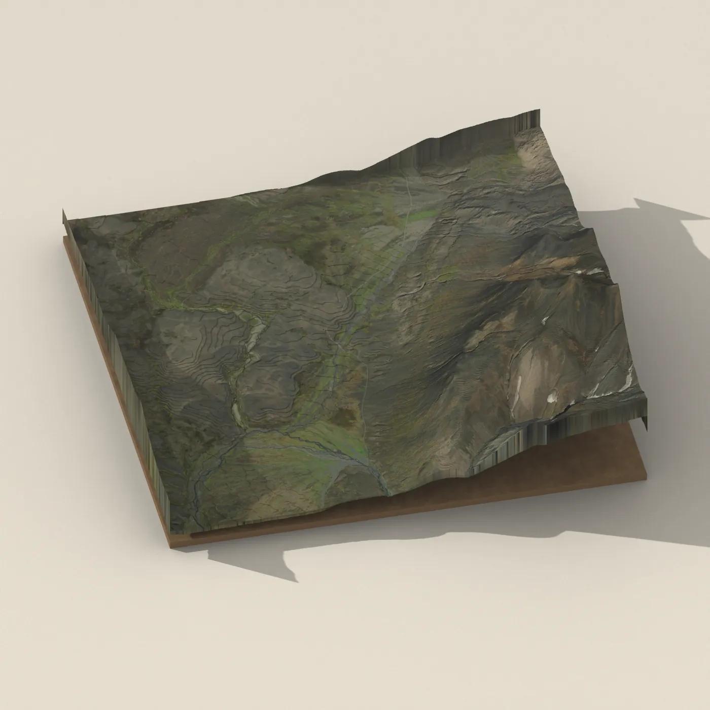 Snæfell 3D terrain render