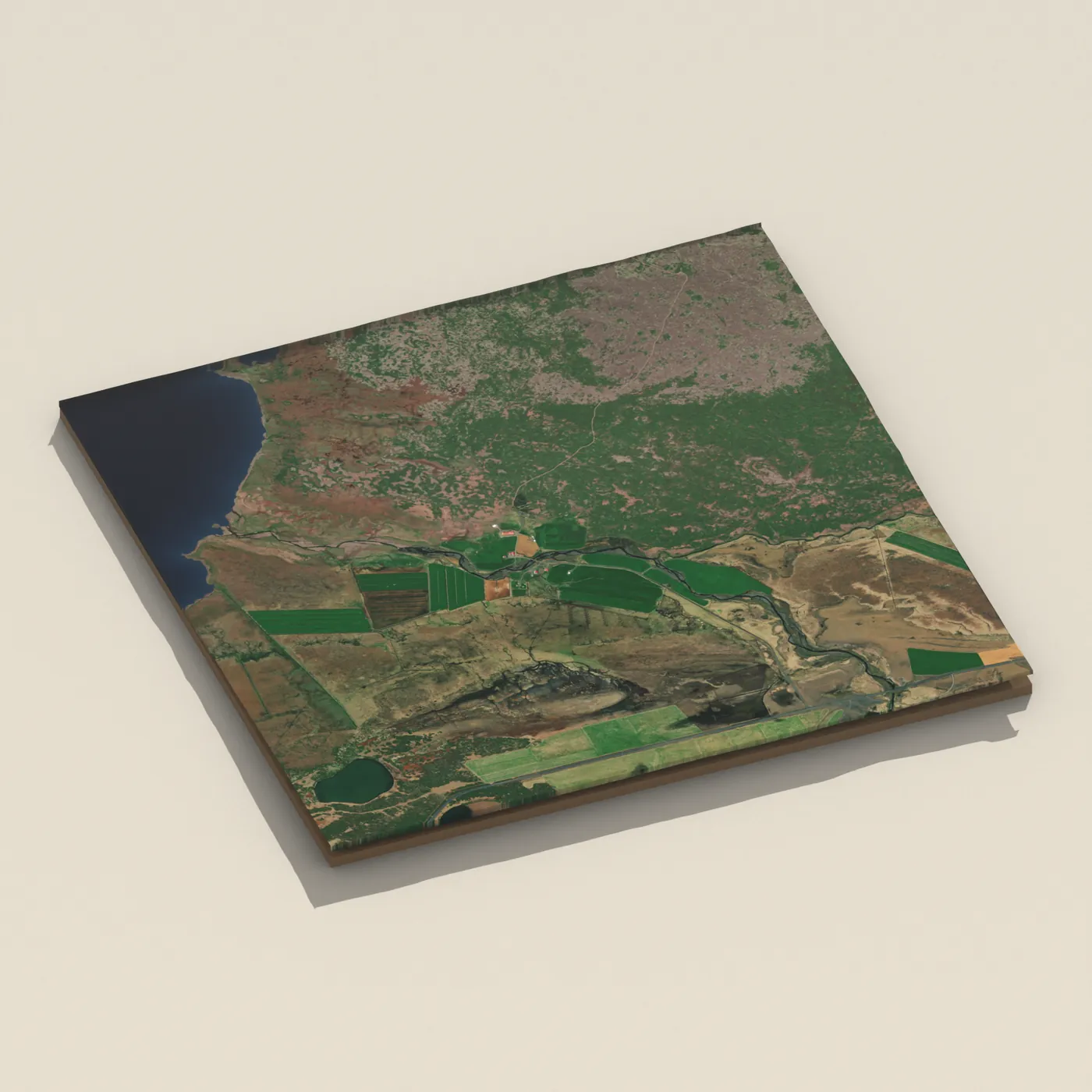 Snorrastaðir 3D terrain render