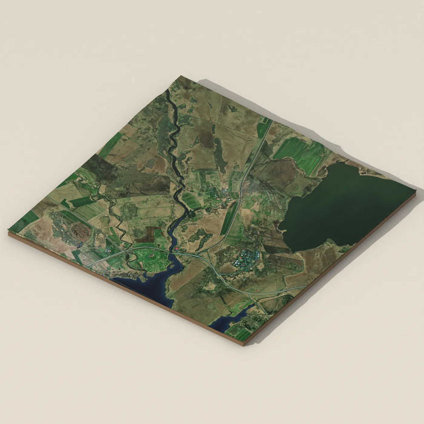 Stóri – Lambhagi 4 3D terrain render