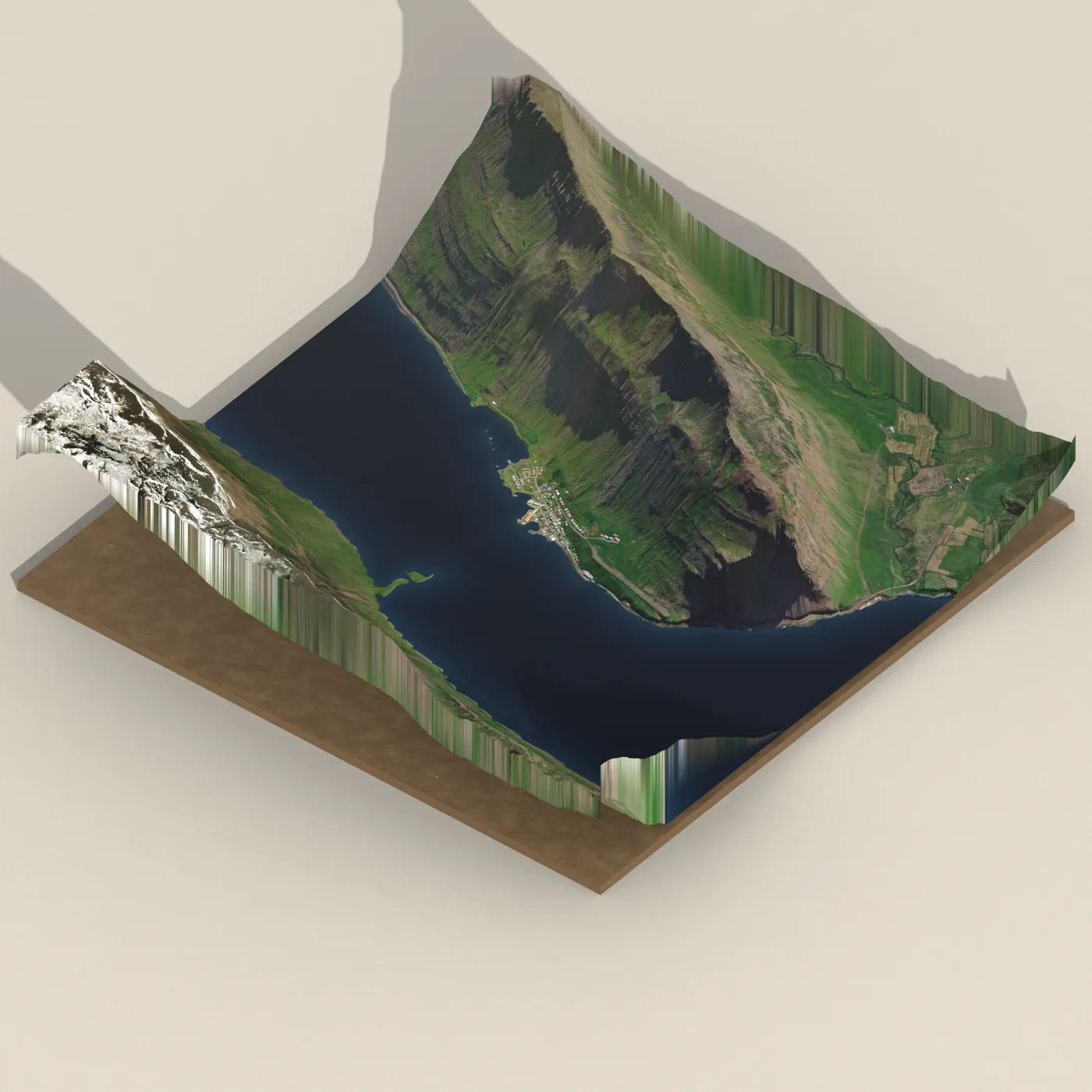 Suðureyri — 3D terrain render (no visitor photo yet)