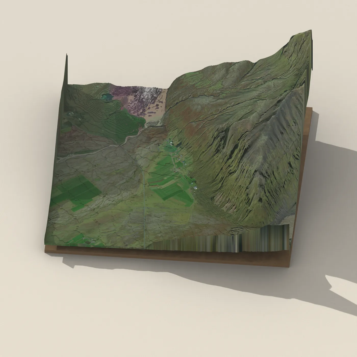 Svinafell 3D terrain render
