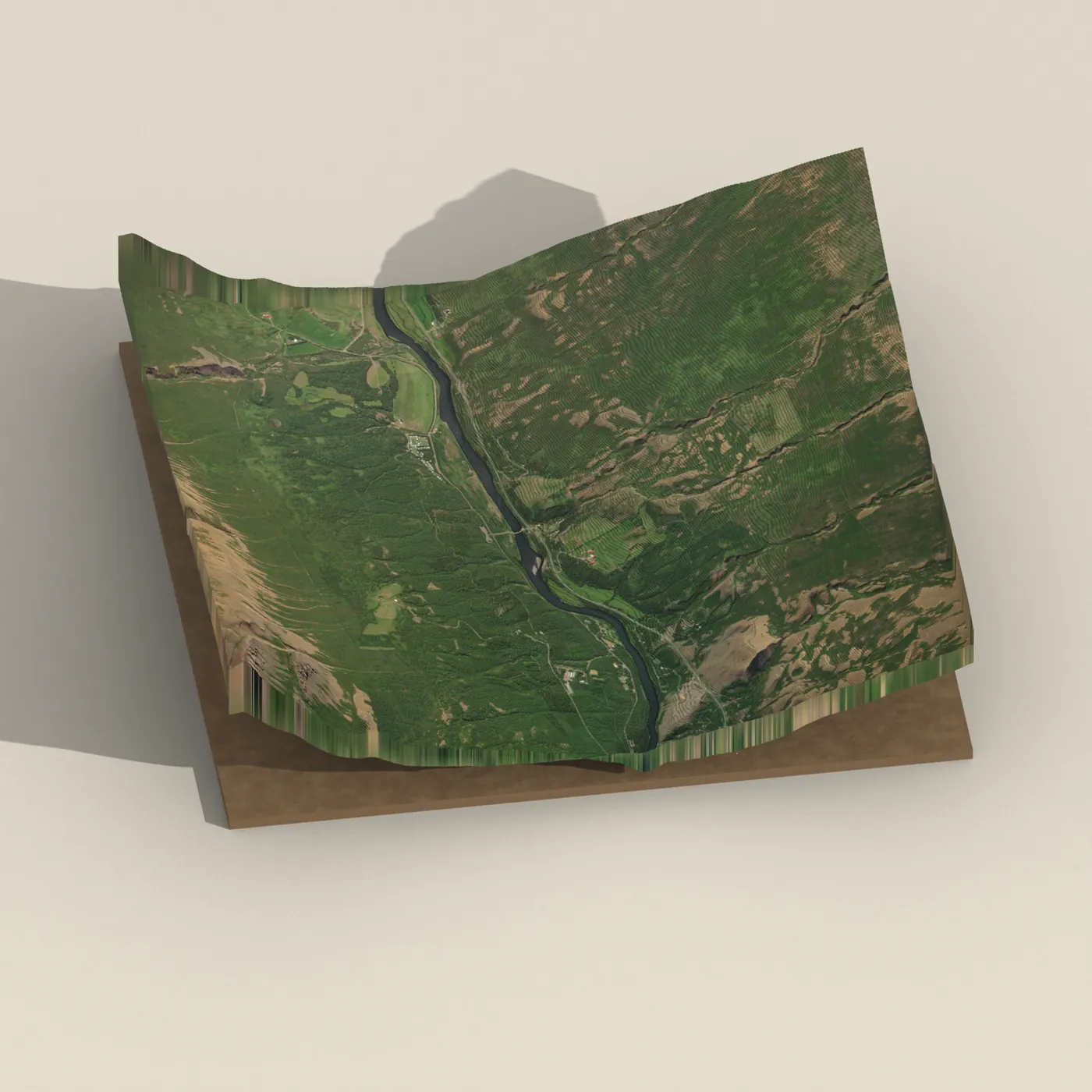 Systragil 3D terrain render