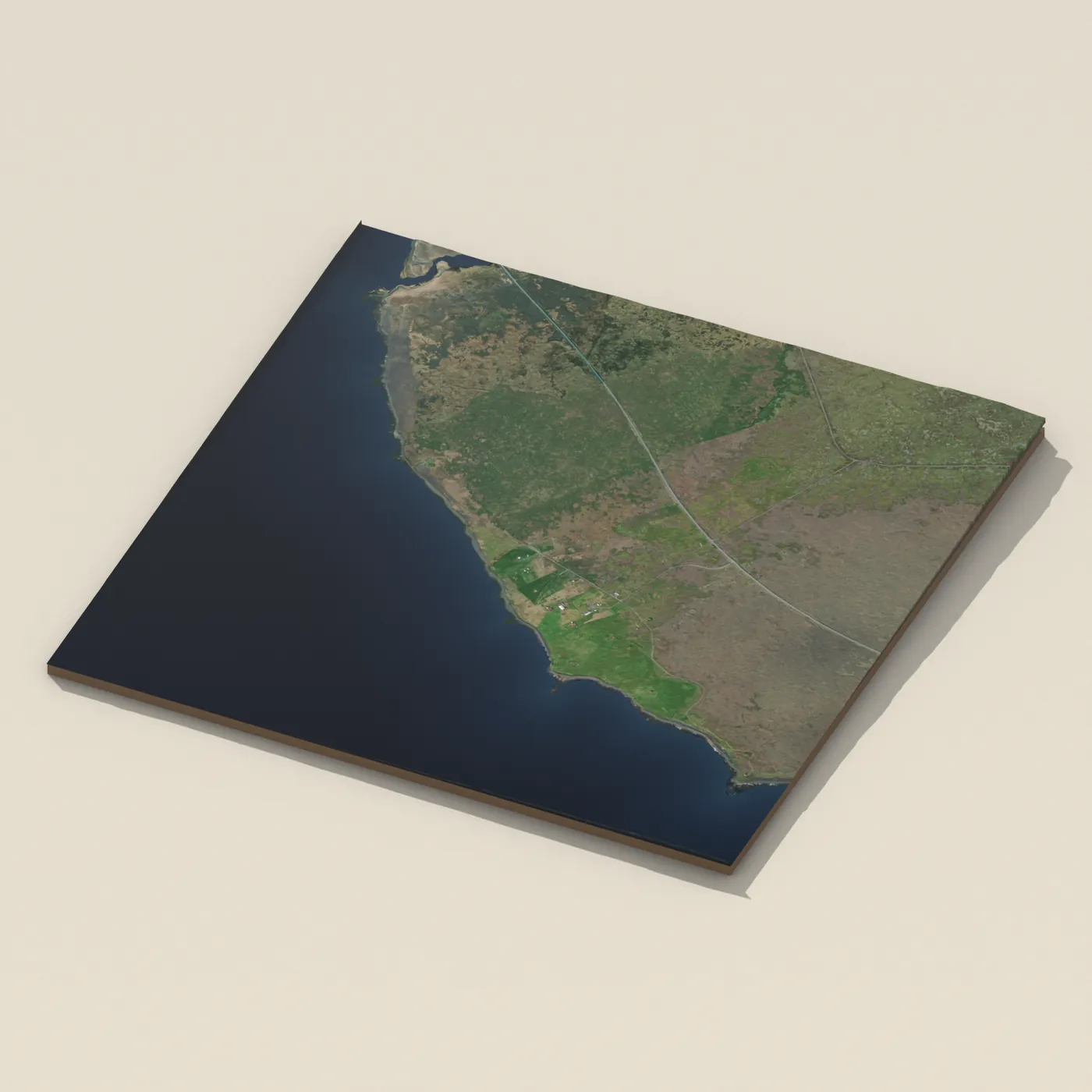 T-bær — 3D terrain render (no visitor photo yet)