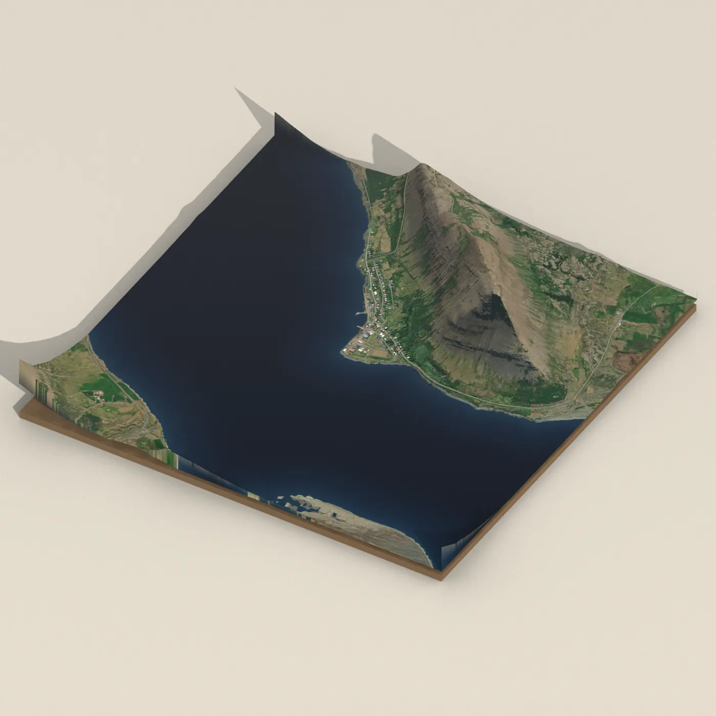 Þingeyraroddi 3D terrain render