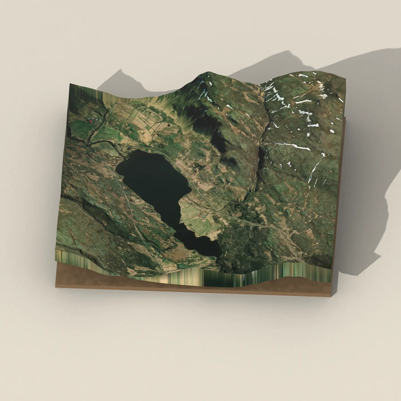 Þórisstaðir 3D terrain render