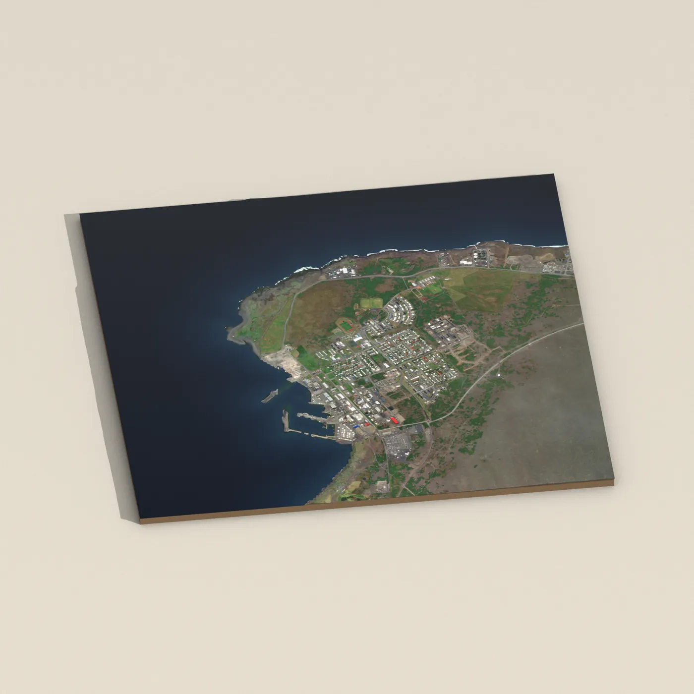 Þorlákshöfn 3D terrain render