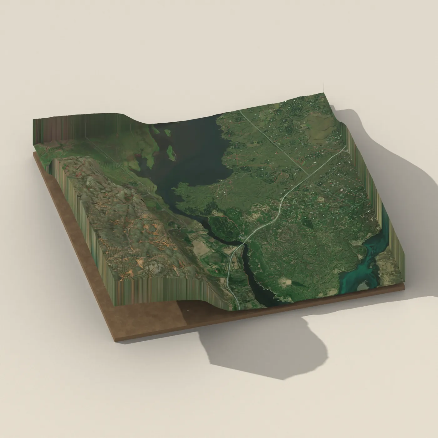 Þrastalundur — 3D terrain render (no visitor photo yet)