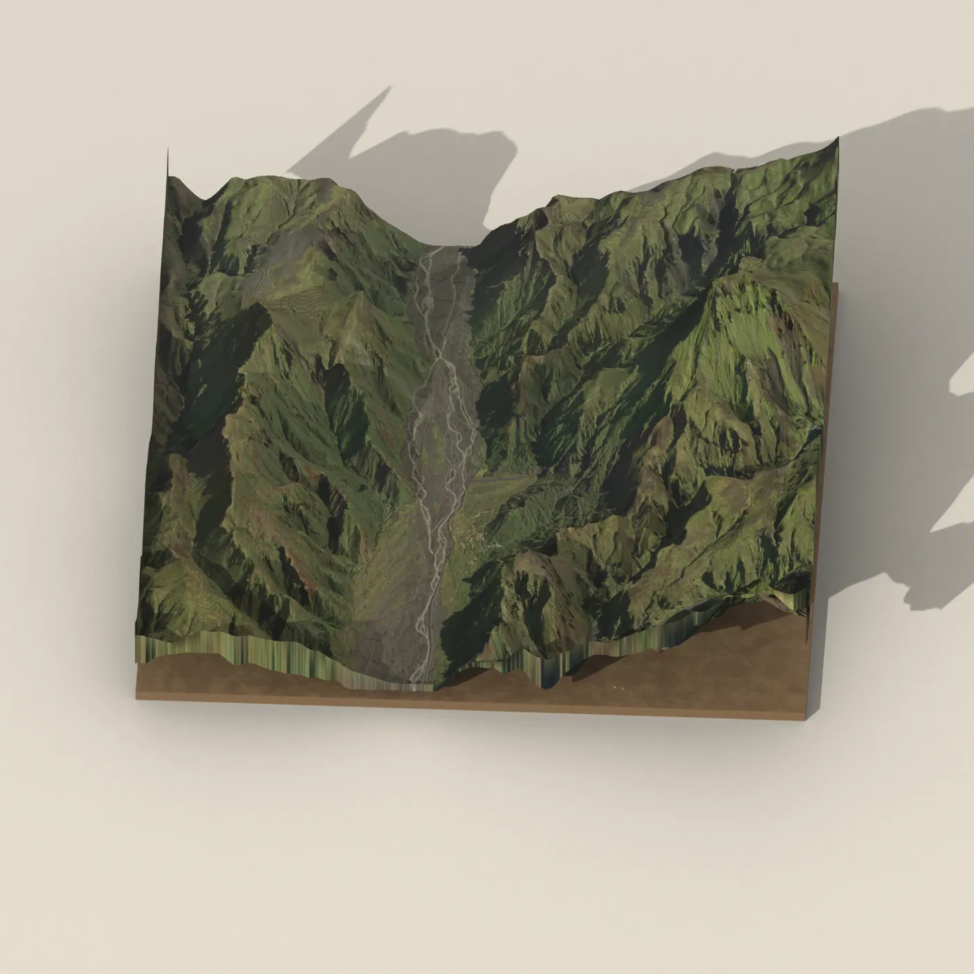 Þveraurar — 3D terrain render (no visitor photo yet)
