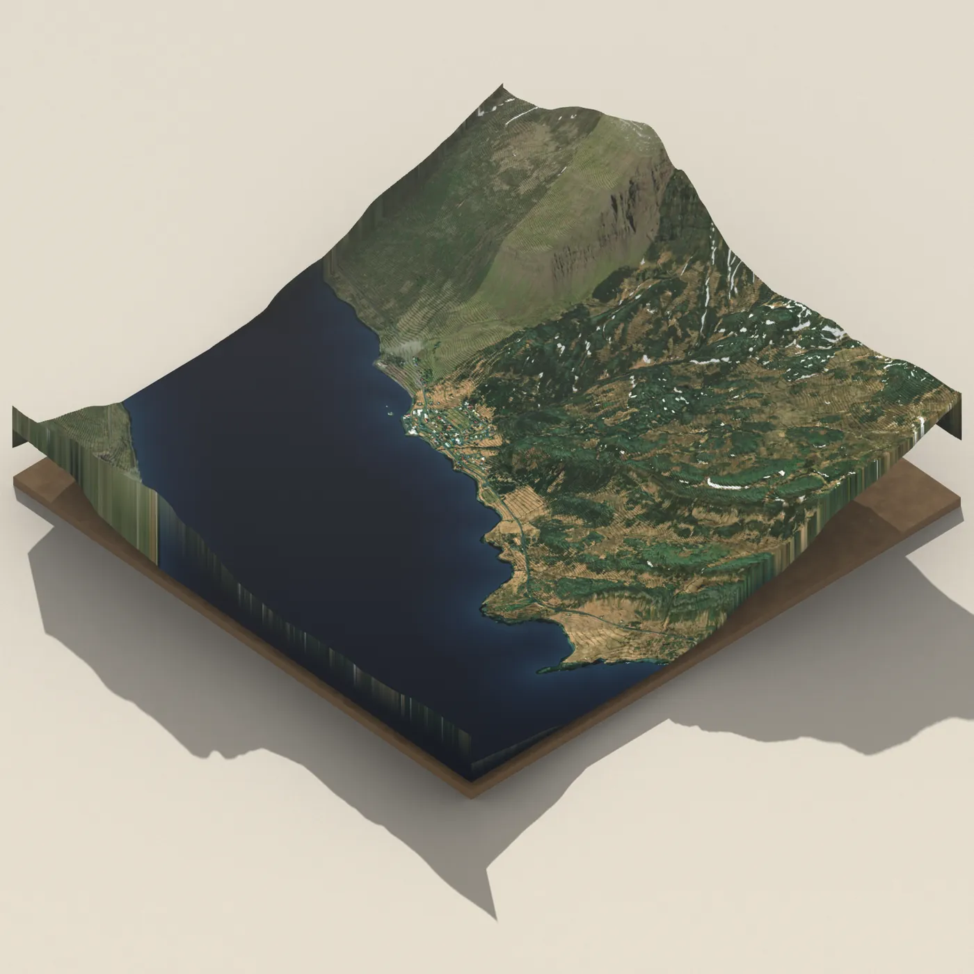 Tjaldstæði Stöðvarfjarðar — 3D terrain render (no visitor photo yet)