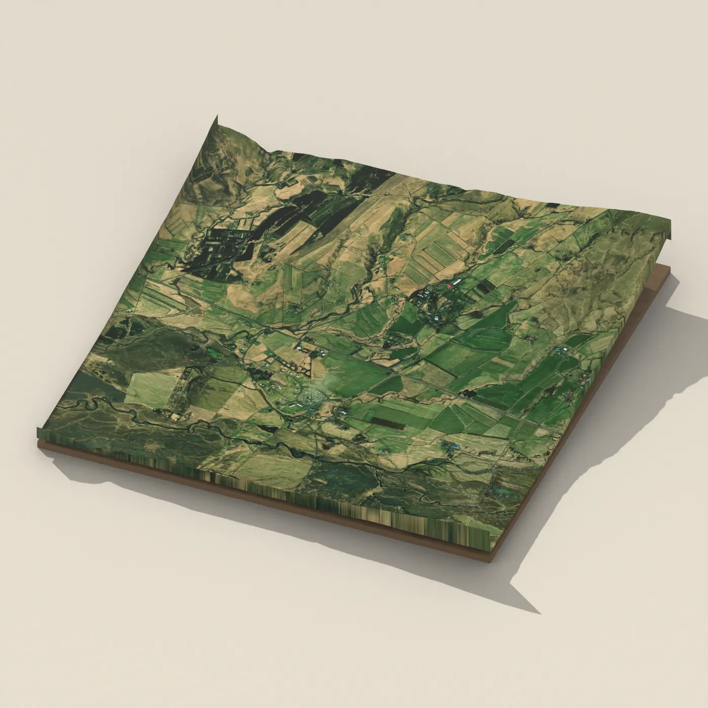 Tjaldstæðið Langbrók — 3D terrain render (no visitor photo yet)
