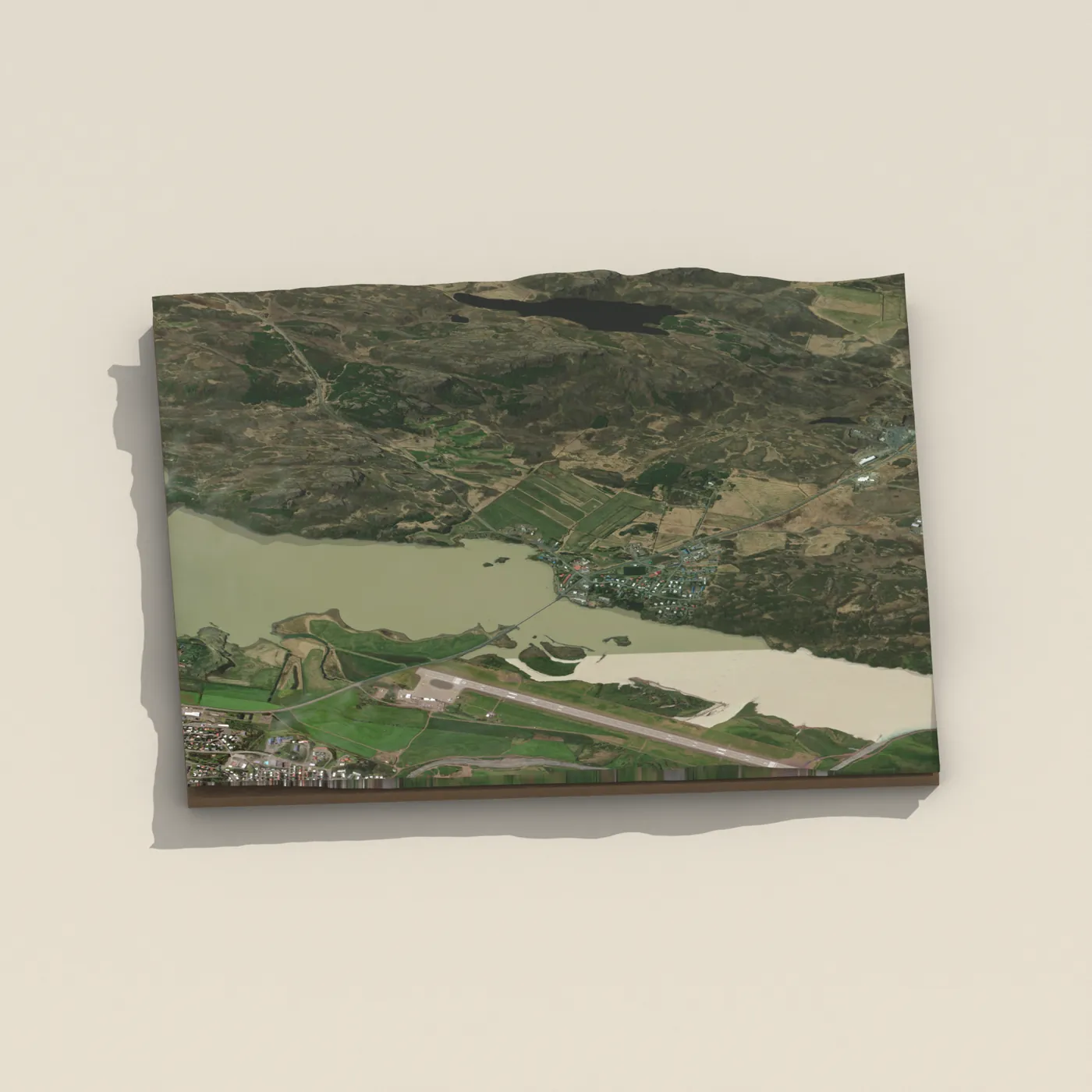 Tjaldsvæði Skipalæk — 3D terrain render (no visitor photo yet)