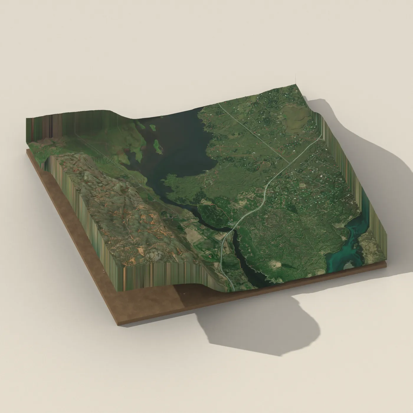 Tjaldsvæðið í Þrastaskógi — 3D terrain render (no visitor photo yet)