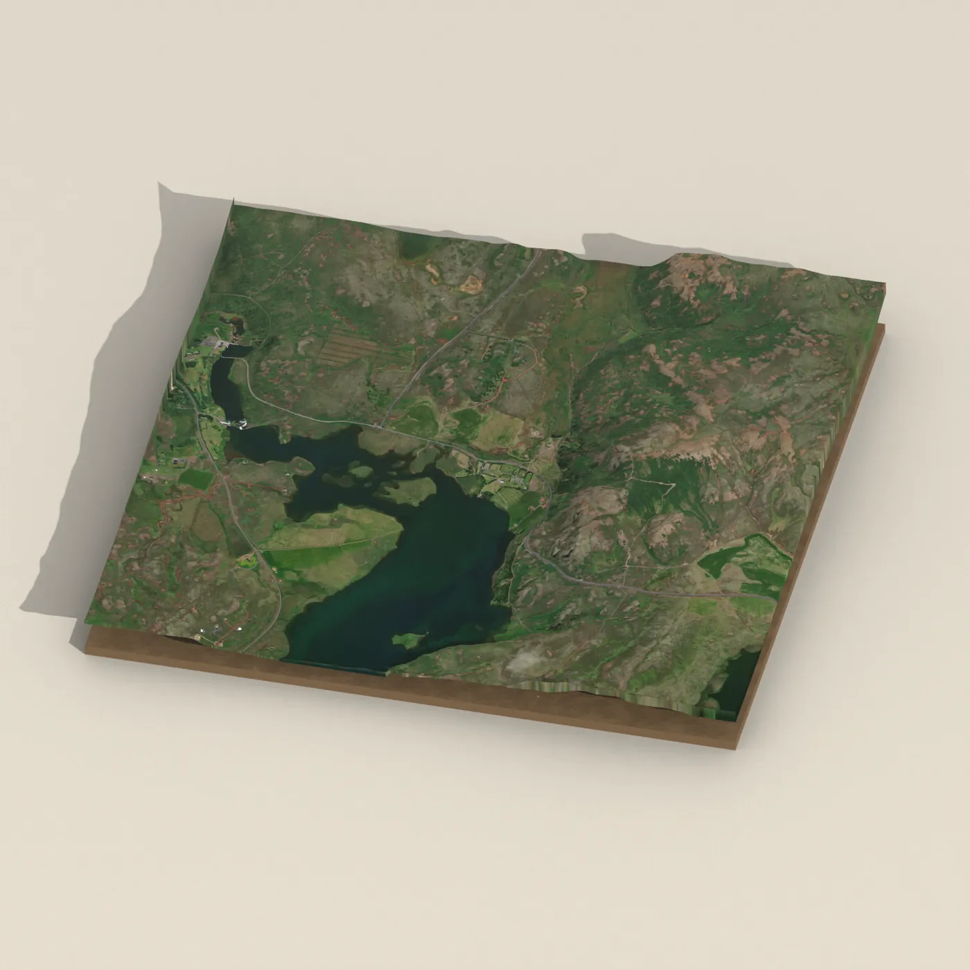 Útilífsmiðstöð skáta Úlfljótsvatni — 3D terrain render (no visitor photo yet)