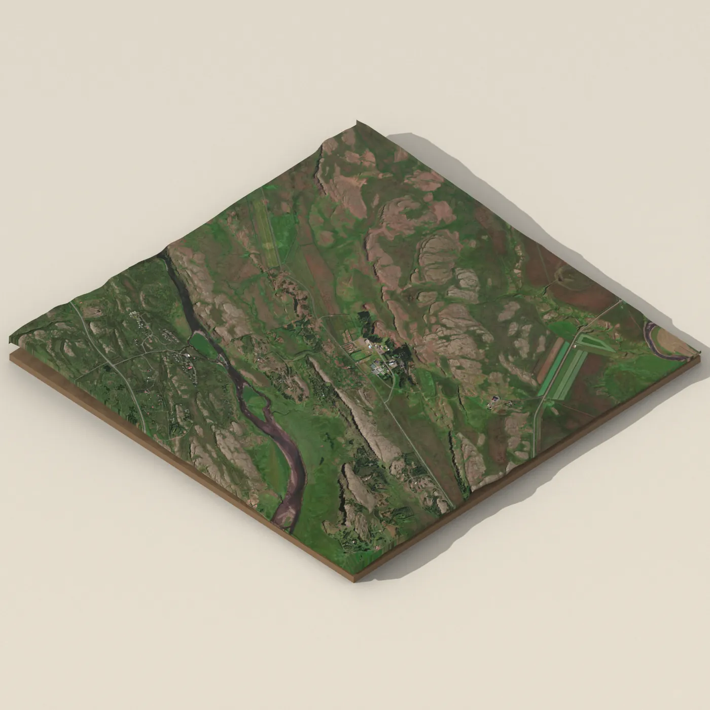 Varmaland 3D terrain render